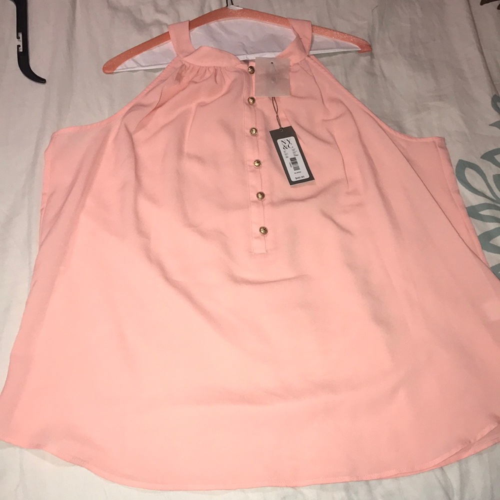 Sleeveless blouse